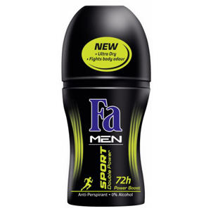 Fa goly�s dezodor 50ml Men sport double power. power boost